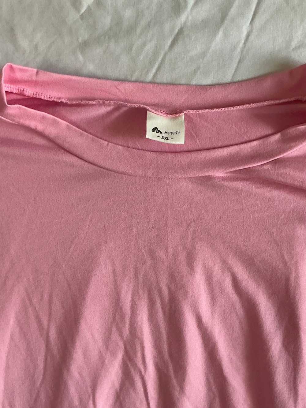 Men's Classic Crew Neck T-Shirt - Pink - Picture 2 of 3